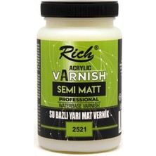 Rich Boya Su Bazlı Yarı Mat Vernik 250 cc