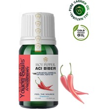 Young Souls Aromatherapy Hot Pepper Carrier Oil Acı Biber Bitkisel Taşıyıcı Yağ 10 ml