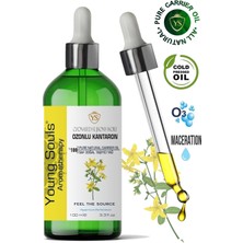 Young Souls Aromatherapy Ozonated St. john Wort Carrier Oil ( Maceration ) Ozonlu Sarı Kantaron ( Maserasyon ) 100 ml