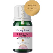 Young Souls Aromatherapy Pure Love Essential Oil Blend Saf Aşk Uçucu Yağ Karışımı 10 ml