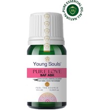 Young Souls Aromatherapy Pure Love Essential Oil Blend Saf Aşk Uçucu Yağ Karışımı 10 ml