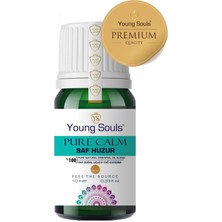 Young Souls Aromatherapy Pure Calm Essential Oil Blend Saf Huzur Uçucu Yağ Karışımı 10 ml