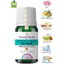 Young Souls Aromatherapy Pure Calm Essential Oil Blend Saf Huzur Uçucu Yağ Karışımı 10 ml