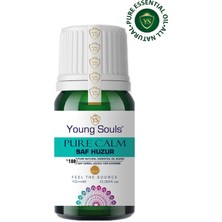 Young Souls Aromatherapy Pure Calm Essential Oil Blend Saf Huzur Uçucu Yağ Karışımı 10 ml