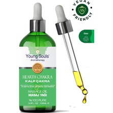 Young Souls Aromatherapy Hearth Chakra Massage Oil Kalp Çakra Masaj Yağı 100 ml