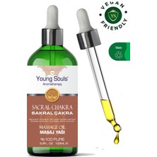 Young Souls Aromatherapy Sacral Chakra Massage Oil Sakral Çakra Masaj Yağı 100 ml