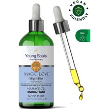 Young Souls Aromatherapy Magic Love Massage Oil For Men Masaj Yağı % 100 Saf 100 ml