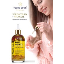 Young Souls Aromatherapy Rose Quartz Multi Use Oil Gül Kuvars Yüz Saç Tırnak & Vücut Bakım Kuru Yağ 100 ml