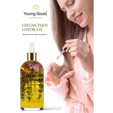 Young Souls Aromatherapy Rose Lavender Multi Use Oil Gül Lavanta Yüz Saç Tırnak & Vücut Bakım Kuru Yağ 100 ml