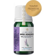 Young Souls Aromatherapy Clary Sage Essential Oil Misk Adaçayı Uçucu Yağ 10 ml