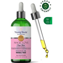 Young Souls Aromatherapy Magic Love Massage Oil For Women Masaj Yağı % 100 Saf 100 ml