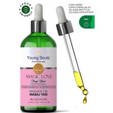 Young Souls Aromatherapy Magic Love Massage Oil For Women Masaj Yağı % 100 Saf 100 ml