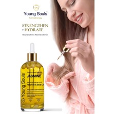 Young Souls Aromatherapy Jasmine Multi Use Oil Yasemin Yüz Saç Tırnak & Vücut Bakım Kuru Yağ 100 ml