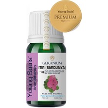 Young Souls Aromatherapy Geranium Essential Oil Sardunya Itır Uçucu Yağ 10 ml
