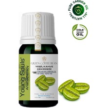 Young Souls Aromatherapy Green Coffee Carrier Oil Yeşil Kahve Çekirdeği Bitkisel Taşıyıcı Yağ 10 ml