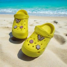 Çocuk Günlük Taş Sticker Detaylı Eva Deniz,plaj,sahil Terliği