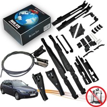 İdeal Otomotiv Bmw 5 E61 2003-2010 Panoramik Sunroof Kızak, Halat & Sunroof Perde Tamir Seti