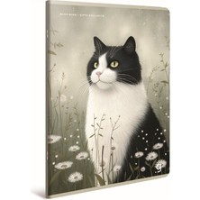 Gıpta Exclusive Echo Book Tel Dikişli Karton Kapak 60 Yaprak A4 Kareli Defter Model 3