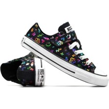 Converse Chuck Taylor All Star Easy On Doodles Çocuk Günlük Ayakkabı A07218C Siyah