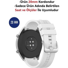 TECHTONİC Oppo Realme Watch Uyumlu Silikon Yumuşak Doku Desenli (20MM) Kordon