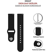 TECHTONİC Huawei Watch Gt Runner Uyumlu Yumuşak Silikon Kordon Kayış (22MM)