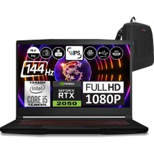 Msı Thın GF63 Intel Core I5 12450H 16GB 2tb SSD RTX2050 Freedos 15.6" Fhd 144Hz Taşınabilir Bilgisayar 12UCX427XTRWF03 + Zetta Çanta