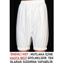 Butik  Pamuk Yıkanabilir Paçalı Hasta Emici Külot Lastikli Hasta Külodu Mesane Külotu