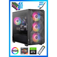 Biggamex X68 Ryzen 5 3600 16GB 1tb SSD 8gb RTX3050 Masaüstü Oyuncu Bilgisayarı