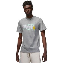 Jordan M Brand Gfx Ss Crew 3 Erkek T-Shirt DM1426-091 Gri