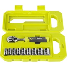 Ryobi RHRS10PC Cırcırlı Lokma Seti 1/4 10 Parça (5132006067)