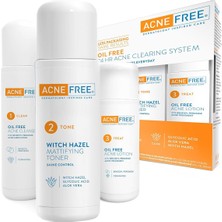 Acne Free Akne Karşıtı Yağsız Temizleme Seti 3 Parça