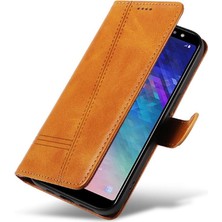 YH Market Samsung Galaxy A6 Artı Ayrılabilir Siyah Bilezik Preslenmiş Pu Için Filp Durumda (Yurt Dışından)