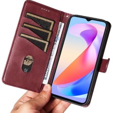 YH Market Onur X6A Için 4g Ayrılabilir Siyah Bilezik Cüzdan Telefon Kılıfı Pu (Yurt Dışından)