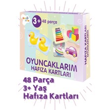 Bonkido Bonkidohafıza Kartları 2 Li Set, 96 Parça, 3 Yaş ( Oyuncaklarım ve Yavru Hayvanlar) BON80578040