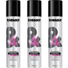 Toni&Guy Toni & Guy Hacim Veren Saç Spreyi No:4 250ml 3lü Set