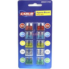 Carub Standart Bıçak Sigorta Seti Karışık 10'lu set