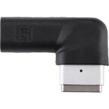 Techmaster Type-C To Magsafe 2 85W A Kadar Destekli 90 Derece Çevirici Adaptör