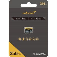 Exascend Catalyst Microsd Card Series 256GB (Sd Adapter Ile)