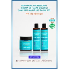 Panorama Professional Kırılma Ve Hasar Önleyici Bakım Seti 2 Kat Güçlü Saçlar 12 Etki 1 Arada/400 Ml X2 Şampuan + 500 Ml Saç Bakım Maskesi vegan