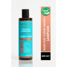 Panorama Professional Mor Şampuan /kırılma ve Hasar Önleyici Şampuan/ Bond Plex Şampuan 3'lü Şampuan Seti / 12 Etki 1 Arada  400 ml X3 vegan