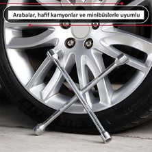 BEGTECH Tüm Otomobiller Için 4 Farklı Ölçüde Bijon Anahtarı