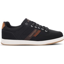 Slazenger LESSON IN Erkek Sneaker Koşu & Yürüyüş Ayakkabısı Siyah / Beyaz