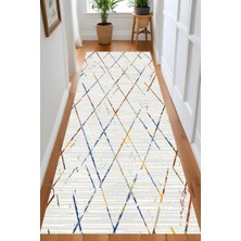 Eliana Home Dijital Baskı Yıkanabilir Kaymaz Taban Salon Halısı ve Yolluk LN001-FNL229