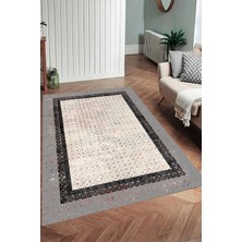 Rovigo Home Dijital Baskı Yıkanabilir Kaymaz Taban Salon Halısı ve Yolluk RVG0909-FNL126