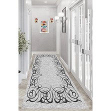 Rovigo Home Dijital Baskı Yıkanabilir Kaymaz Taban Salon Halısı ve Yolluk RV012-FNL266