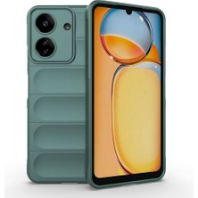 FUJİMAX Xiaomi Poco C65 Kılıf Esnek Tpu Oyuklu Arka Yüzey Tasarımlı Zore Etnik Silikon Kapak