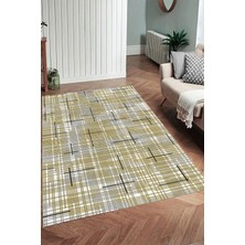 Eliana Home Dijital Baskı Yıkanabilir Kaymaz Taban Salon Halısı ve Yolluk LN041-FNL305