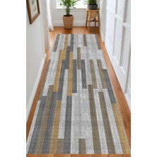 Eliana Home Dijital Baskı Yıkanabilir Kaymaz Taban Salon Halısı ve Yolluk LN077-FNL350