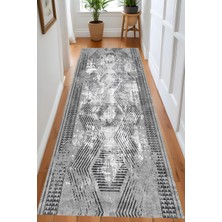 Eliana Home Dijital Baskı Yıkanabilir Kaymaz Taban Salon Halısı ve Yolluk LN077-FNL351