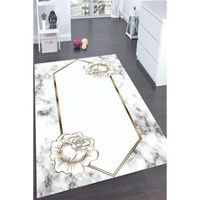 Eliana Home Dijital Baskı Yıkanabilir Kaymaz Taban Salon Halısı ve Yolluk LN142-FNL447